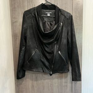 Lightweight leather like jacket/blazer